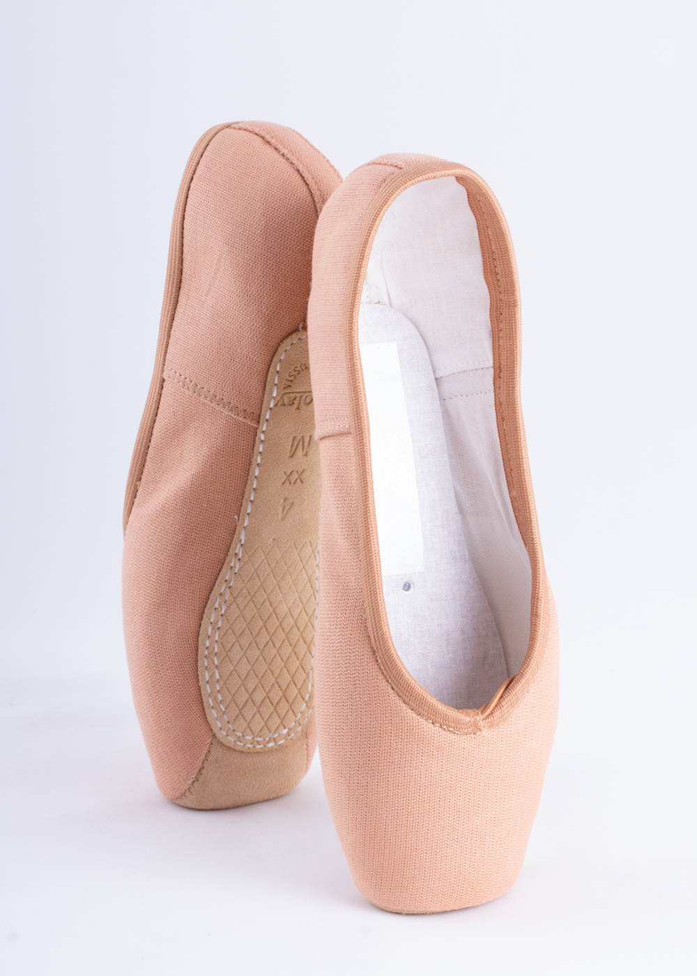 Satén rosa Grishko 2007 Demi Pointe Shoes-diversos tamaños y anchos 